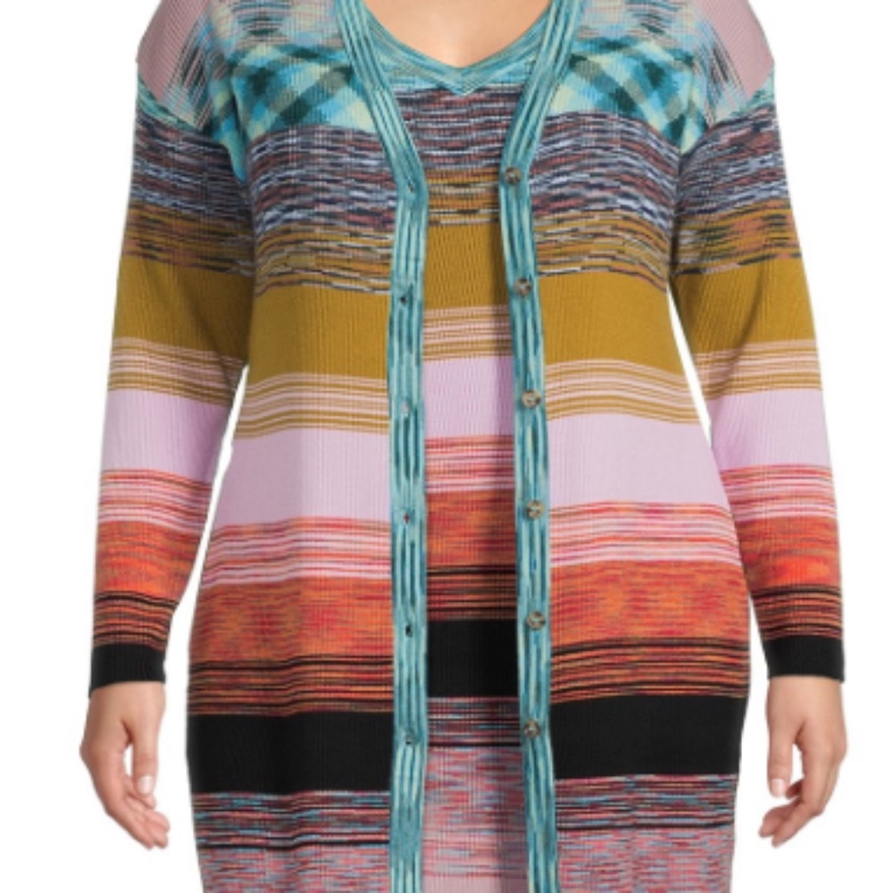 Terra Sky Dress & matching Cardigan set